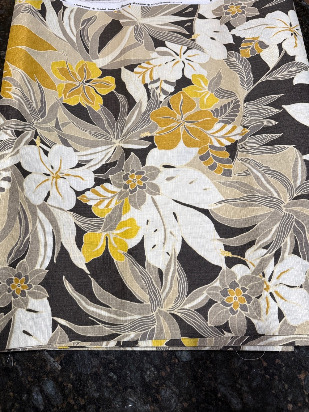 Tommy Bahama Hibiscus Glow Outdoor Heavy Duty  Upholstery Material 15 Yards